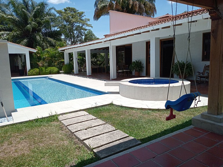 Country House in Nature, Culture, and Pool