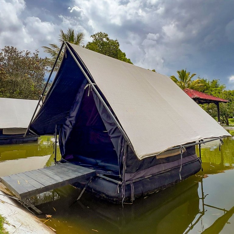 Floating Tent Adventure at Mystic Natural