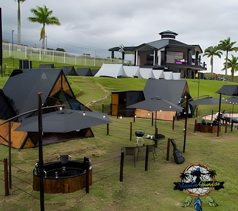 Glamping de lujo en el lago Calima