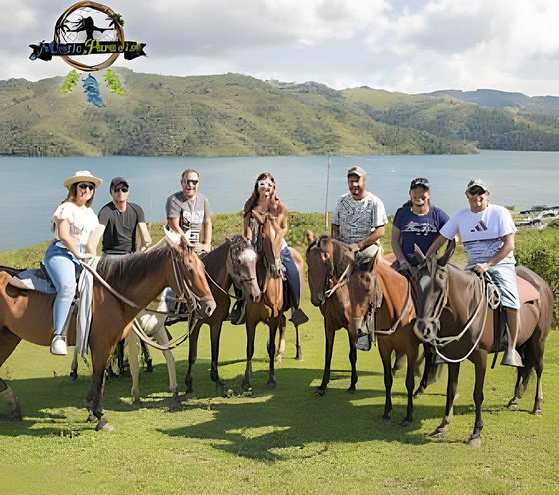 Glamping de lujo en el lago Calima