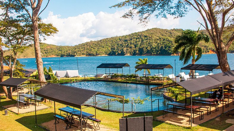 Glamping de lujo en el lago Calima