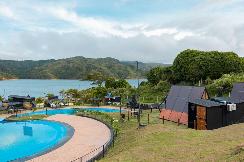 Glamping de lujo en el lago Calima