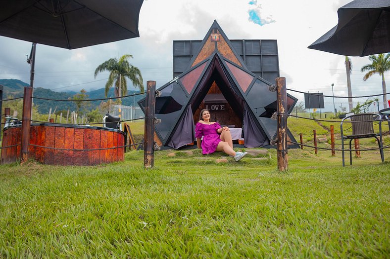 Glamping de lujo en el lago Calima