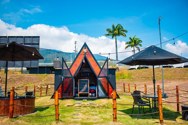 Glamping de lujo en el lago Calima