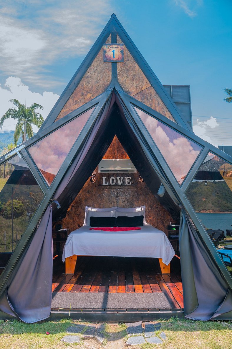 Glamping lujo Lago Calima